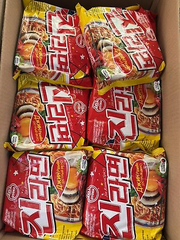 Полуфабрикаты: Классический корейский рамен Ottogi Jin Ramen (Джин Рамен) Варианты — 2