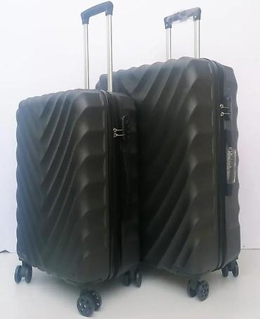 Putni koferi i torbe: Set kofera za putovanje – 2 komada - Materijal: tvrda školjka (ABS/PC — 4