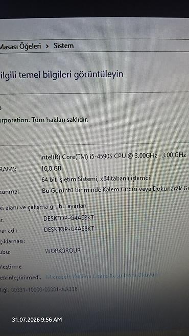 16 sadə: Salam QİYMƏT SONDU təkcə sistem bloku satilir Anakart H81 Windows — 1