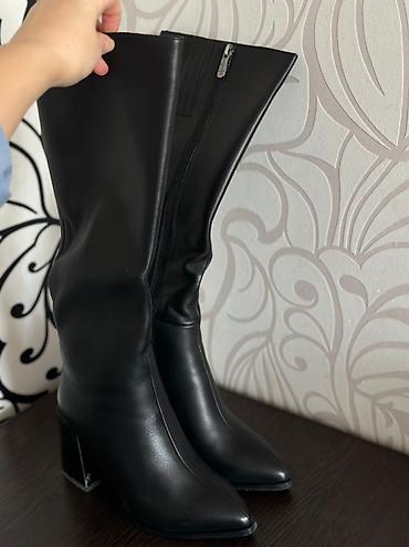 Сапоги: Сапоги, 36, Malien, Новый, цвет - Черный, Самовывоз — 5