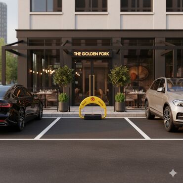 Qəza dayanma nişanları: Smart Parking – Avtomatik dayanacaq yerinin qoruyucu baryeri Sadəcə bu — 5