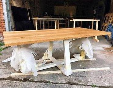 cipelarnik matis: TRPEZARIJSKI STO MODEL FR1 | Izrada nameštaja po meri Drvo& metal — 1