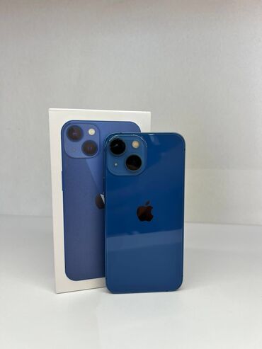 айфон8 ош: IPhone 13, Колдонулган, 128 ГБ, Көк, Кабель, Куту, 82 %