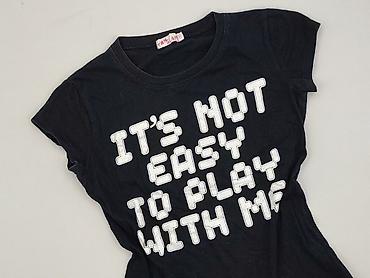 czarny tshirt: T-shirt damski, rozmiar M — 1