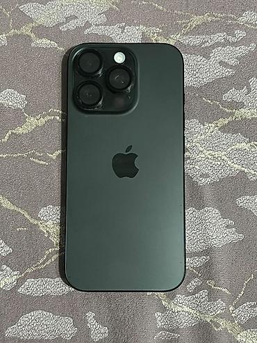 apple watch series 11 цена бишкек: IPhone 16 Pro 512гб в тёмно-зелёном цвете. Смартфон с плоскими — 1