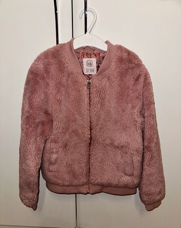 velur jakna: Blukids, Fur coat, 122-128