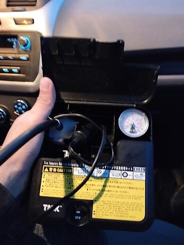 manometr: Avtomobil üçün portativ kompressor – TMC (Tire Mobility Kit) - 12V — 1