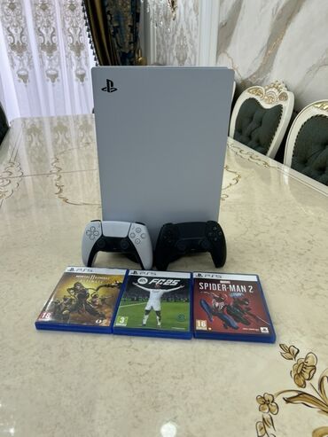 PS5 (Sony PlayStation 5): ПРОДАЮ СРОЧНО❗️❗️❗️ Игровой комплект PlayStation 5 Состав: - Игровая