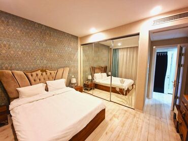 Uzunmüddətli kirayə mənzillər: Səbail rayonu, elit yaşayış kompleksi - “Port Baku”da 3 otaqlı mənzil — 11