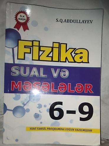‼️ YEPYENİDİR Məhsul: “Fizika – Sual və Məsələlər (6–9)” kitabı