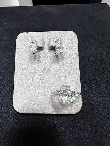 Серебряные украшения: Набор украшений, Проба 925, Женские, Новый — 1
