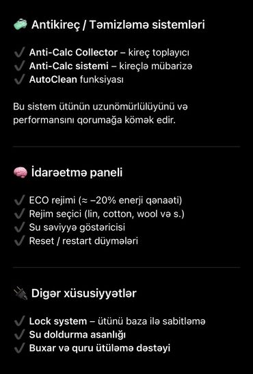 Ütülər və buxarlayıcılar: Buxar generatorlu ütü, Tefal — 12