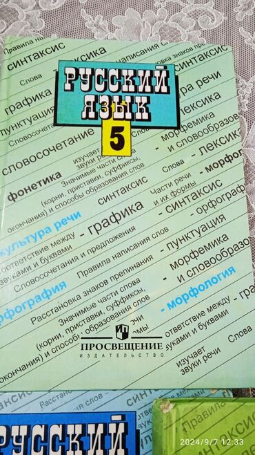 Алгебра: Учебники с 5по7 классы Алгебра 150с История Кыргызстана 200с — 10