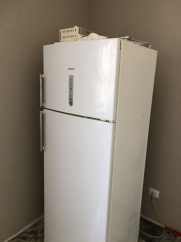 soyuducu qiymətləri: İşlənmiş 2 qapılı Siemens Soyuducu Satılır, rəng - Ağ, Təkərli — 1