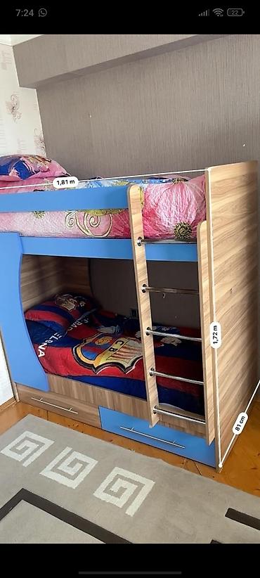 matras ortopedik: İki mərtəbəli kravat – 250 AZN - Üzərində 2 ədəd ortopedik — 1