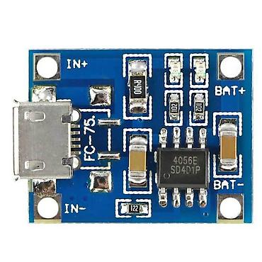 şarj cihazı: TP4056 3.7V Şarj Aləti – 5V 1A Lithium Battery Charger - TP4056 — 2