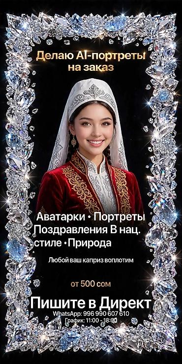 Индивидуальные AI‑портреты на заказ. Что делаю: - Аватарки для