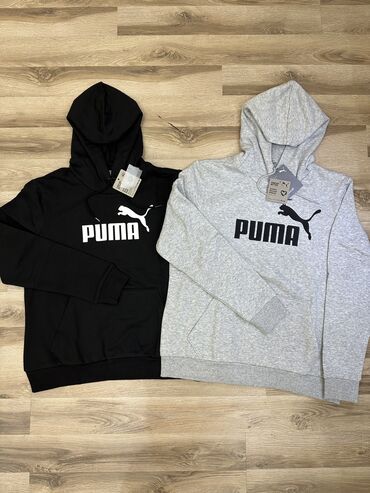 толстовка puma: Худи, На флисе, Новый, XS (EU 34), S (EU 36), M (EU 38)