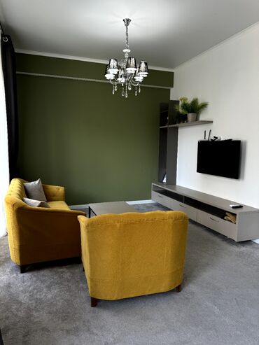 Долгосрочная аренда комнат: 80 м², С мебелью — 2