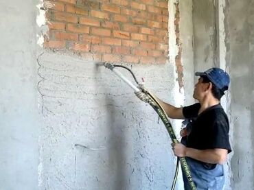 Монтажники: Шыбак, брусчатка, краска, текстура, кафель, фасадный, курулуштун — 3