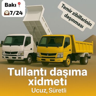 Boşqablar: Təmir tullantılarının daşınması xidməti təklif olunur. Bu xidmət