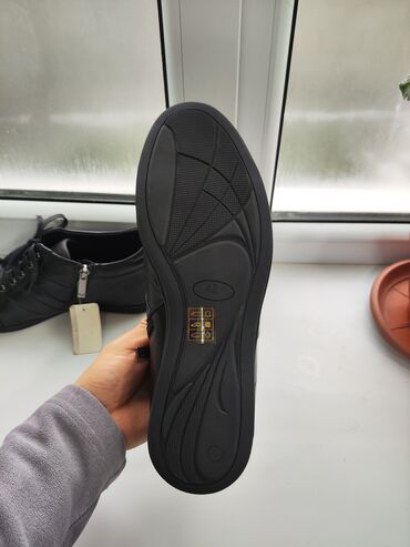 Ботинки: Мужские ботинки, 42.5, MARINI, Новый, цвет - Черный, Платная доставка, Самовывоз, Бесплатная доставка — 6