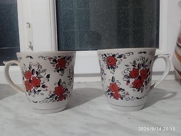 Fincanlar, rəng - Ağ, Keramika, 2 ədədli dəst, 250 ml