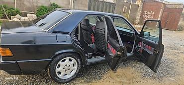 190 ehtiyat: Mercedes-Benz 190 (W201) sedan - Kuzov: 4 qapılı sedan, qara rəng - — 7