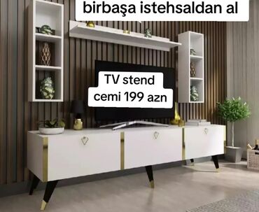 стеклянный обеденный стол: Yeni, Düz TV altlığı, Polkalı, Laminat, Azərbaycan