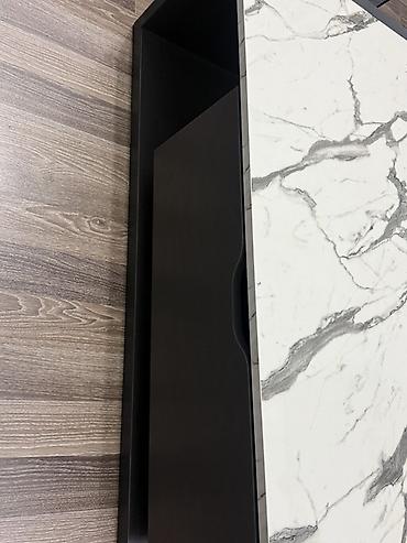 inversion stol: Düz masa, Açılmayan, Təkərsiz, Teksturalı laminat — 3