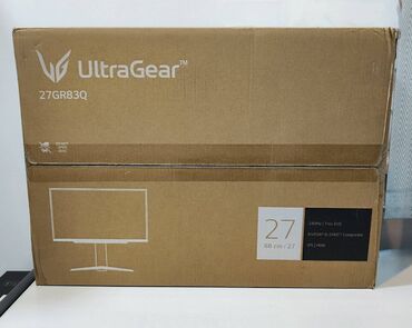 Monitorlar: LG Ultragear 27 inch 2k 240Hz 1Ms IPS QHD Gaming Monitor . Yenidir və