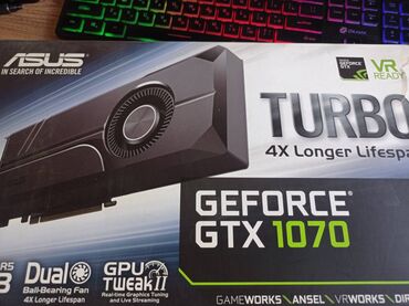 ddr 3 8gb: Видео карта, Колдонулган, Asus, GeForce GTX, 8 ГБ, ПК үчүн