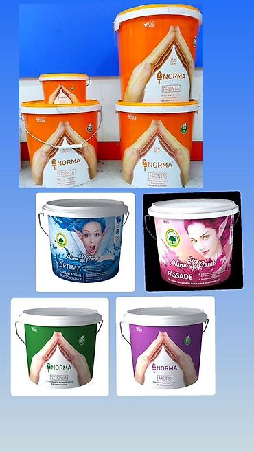 Краски ALINA PAINT и NORMA — акриловые водно-дисперсионные составы для