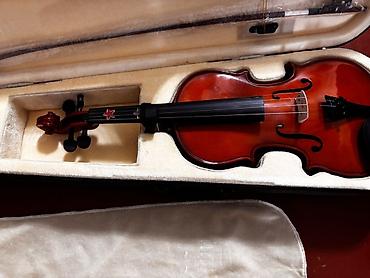 Skripkalar: Skripka dəsti - Ölçü: uşaq/şagird ölçüsü (təxminən 3/4– - Korpus — 9