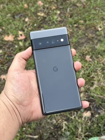 Samsung: Google Pixel 6 Pro, Б/у, 128 ГБ, цвет - Черный, 1 SIM, eSIM