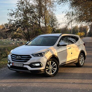 битый машины: Hyundai Santa Fe: 2017 г., 2 л, Автомат, Дизель, Кроссовер