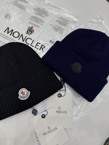 Головные уборы: Мужской головной убор, Moncler, Новый, цвет - Черный, Самовывоз