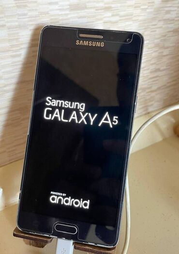 samsung düyməli: Samsung Galaxy A5, 16 ГБ, цвет - Синий, Кнопочный, Сенсорный, Две SIM карты