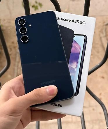 samsung z fold: Samsung Galaxy A55 5G, 256 GB, rəng - Qara, Sənədlərlə — 1