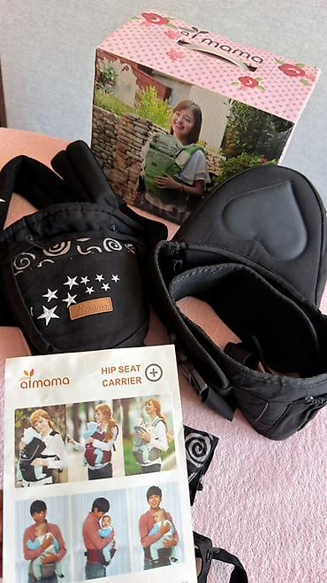 детское кенгуру: Б/У Детский переноска-рюкзак Aimama Hip Seat Carrier + пояс с сиденьем — 1