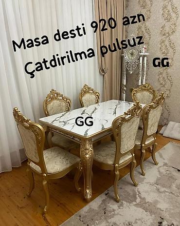 Yeni və Sifarişlə Masa dəsti 920 azn Masa açilandir Çatdirilma pulsuz lalafo.az -da Yeni və Sifarişlə Masa dəsti 920 azn Masa açilandir Çatdirilma pulsuz