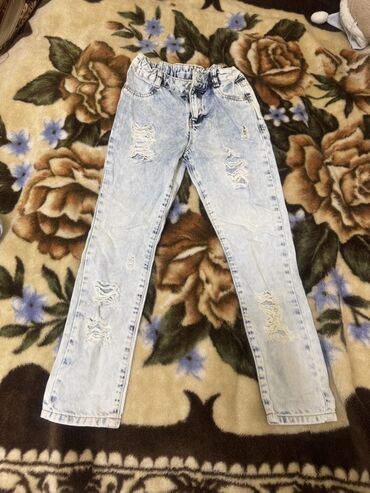 Finka, idman şalvarı: Uşaq şalvarları 1) Tünd boz rəngli klassik şalvar - Xırda zolaqlı — 5