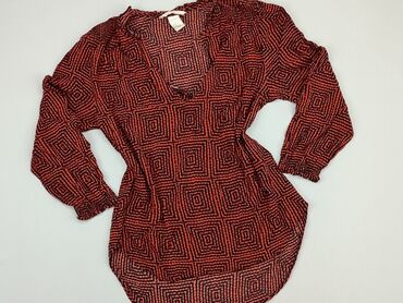 bluzki prążek długi rękaw: Blouse, H&M, M (EU 38), condition - Very good