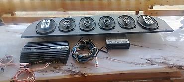 Dinamiklər və sabvuferlər: Avtomobil audio sistemi – tam dəst Dəst tərkibi: - Arxa polka — 1