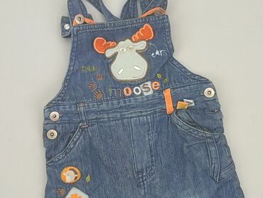 legginsy jeansowe dla dziewczynki: Dungarees, Cool Club, 6-9 months, condition - Very good