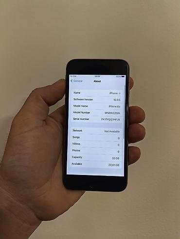 nokia 9800: Iphone 6s crni sa 32 gb memorije, sim free icloud free. Ok očuvan, i — 6