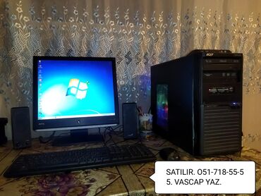 Masaüstü kompüterlər və iş stansiyaları: Kompüter Satılır 3 yaddaş var 1 TB 256 gb 156 gb