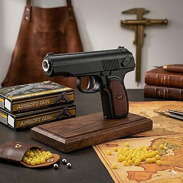 орбизный пестолет: Металлический игрушечный пистолет Air Soft Gun K-33A (игрушечный) ✅ — 2