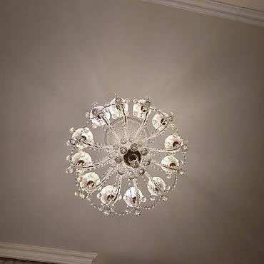 lyustur: Çılçıraq, 10 və daha çox lampa, Xrustal — 2