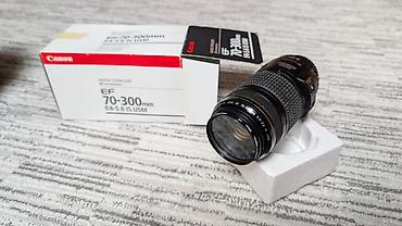 digital camera: Объектив Canon EF 70–300mm f/4–5.6 IS USM Один хозяин. Почти не — 1